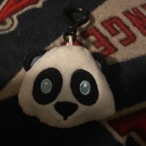 Panda emoji keychain